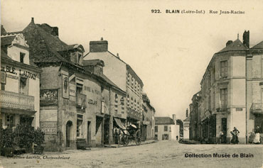 la rue Racine, aujourd'hui rue Ariside Briand