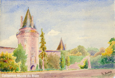 aquarelle du château